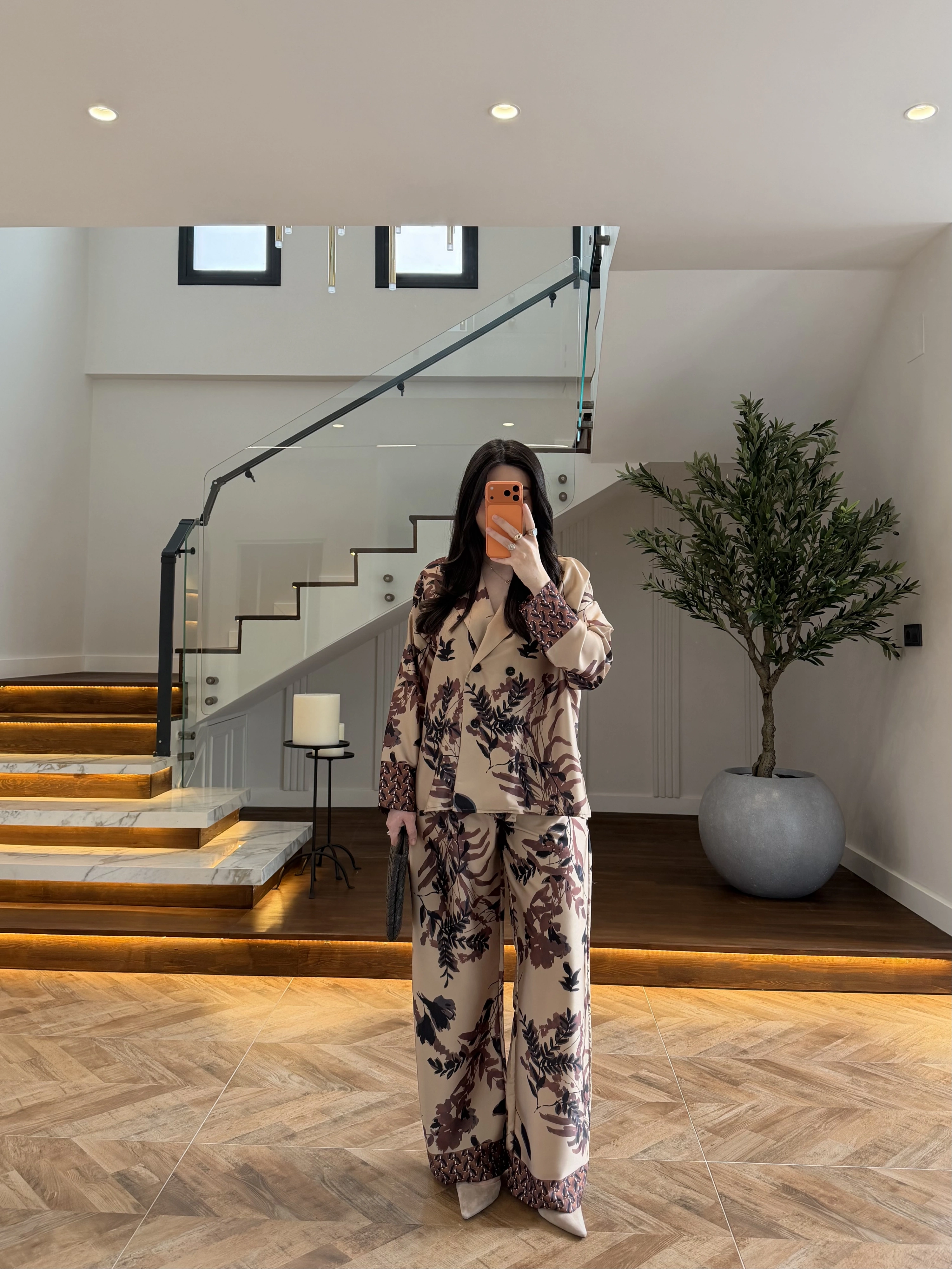 YAPRAK DESENLİ TAKIM-51476