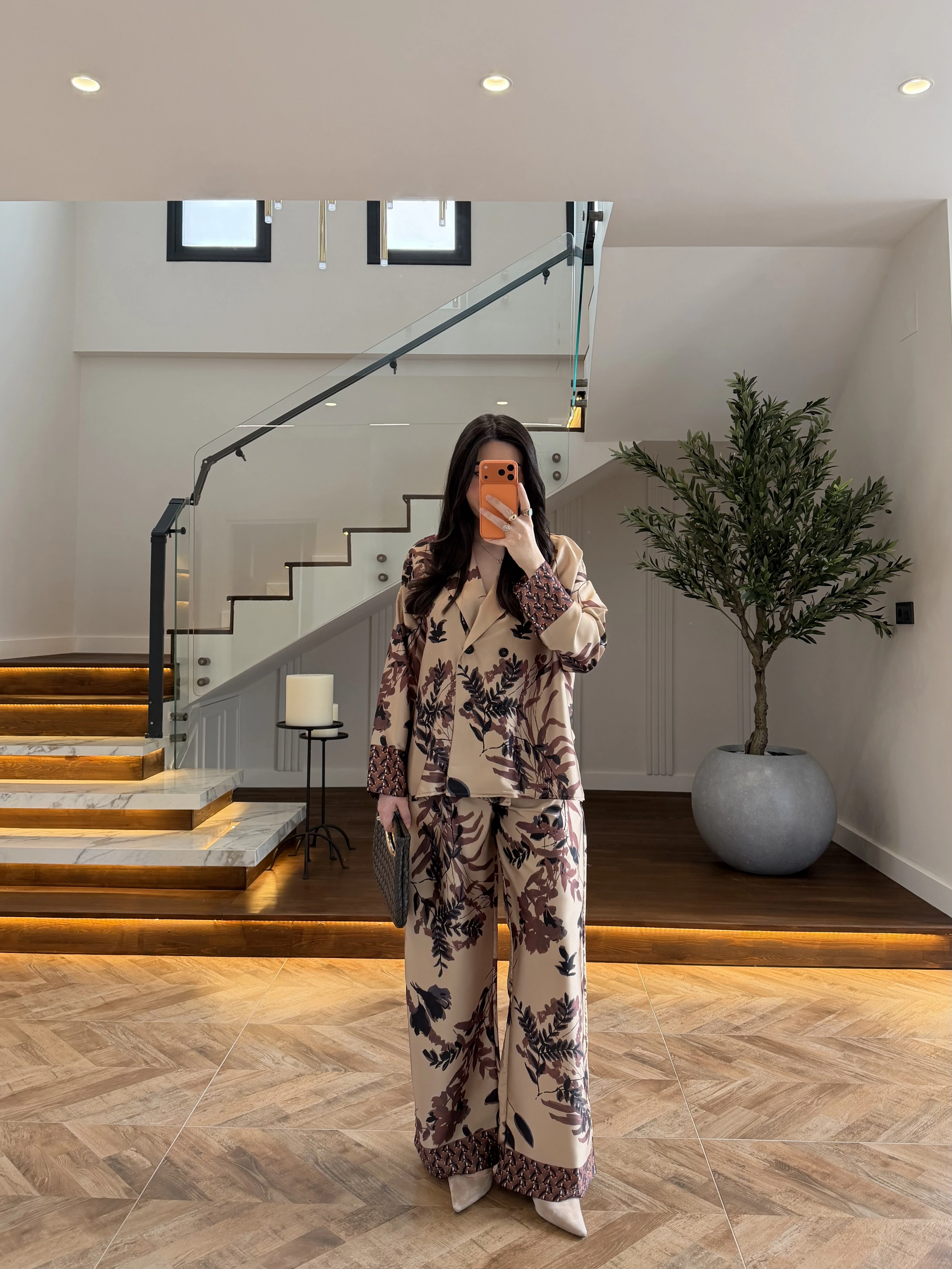 YAPRAK DESENLİ TAKIM-51476