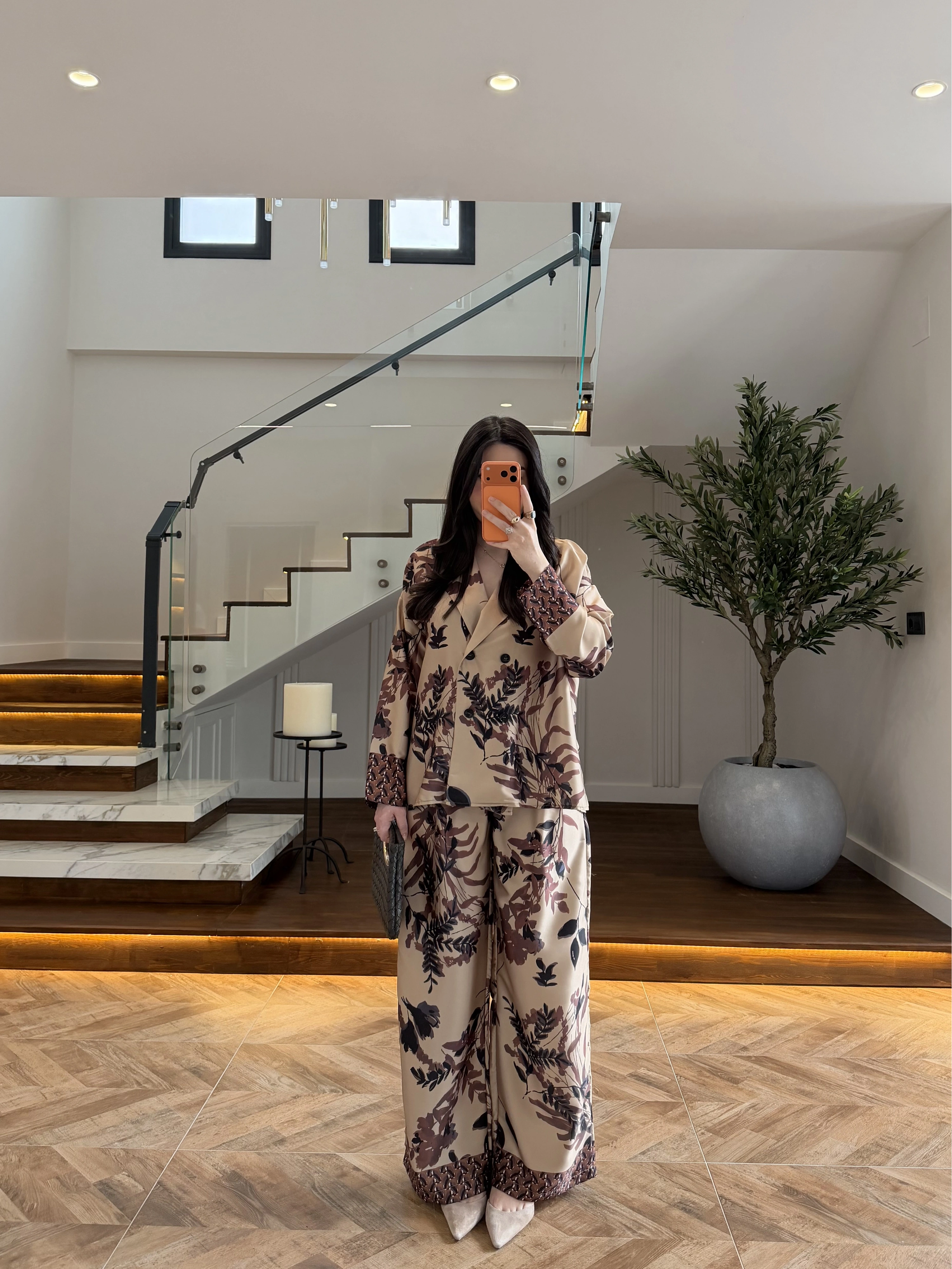 YAPRAK DESENLİ TAKIM-51476
