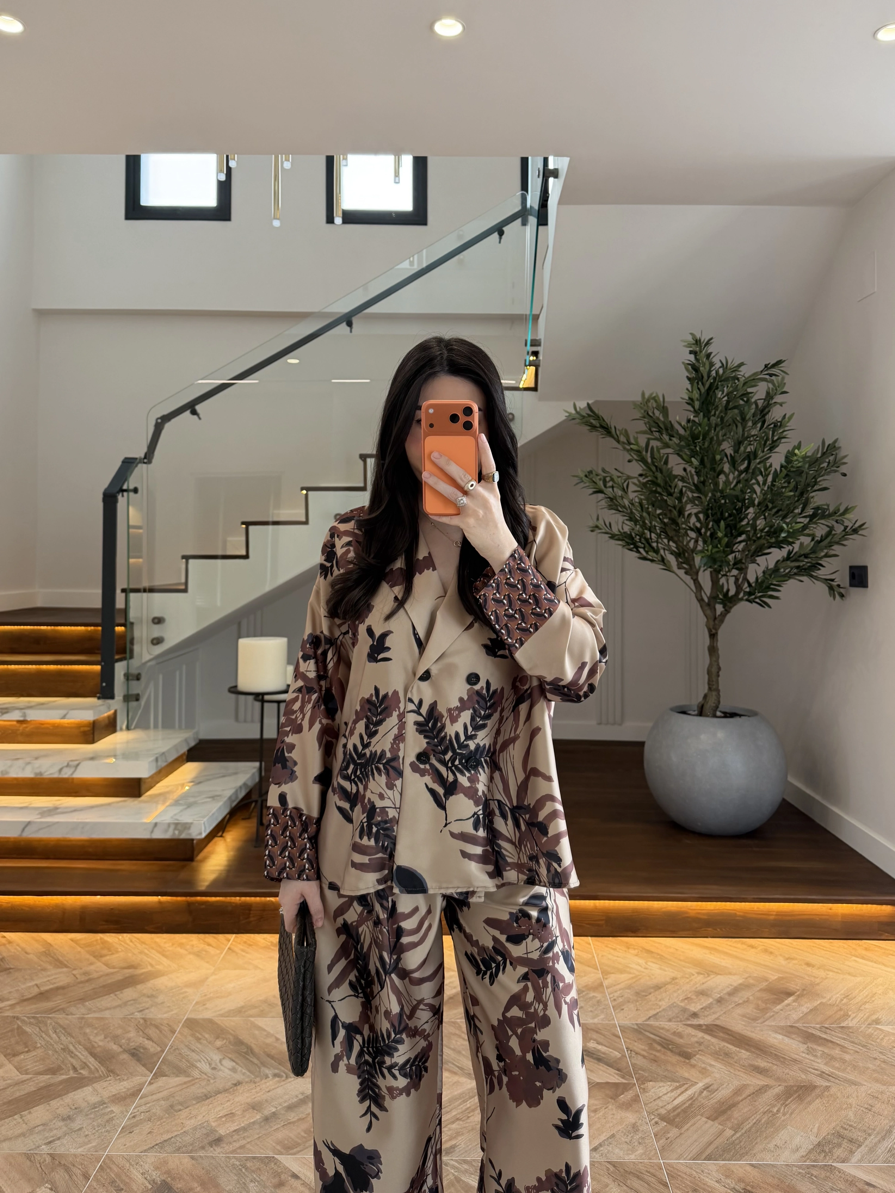 YAPRAK DESENLİ TAKIM-51476