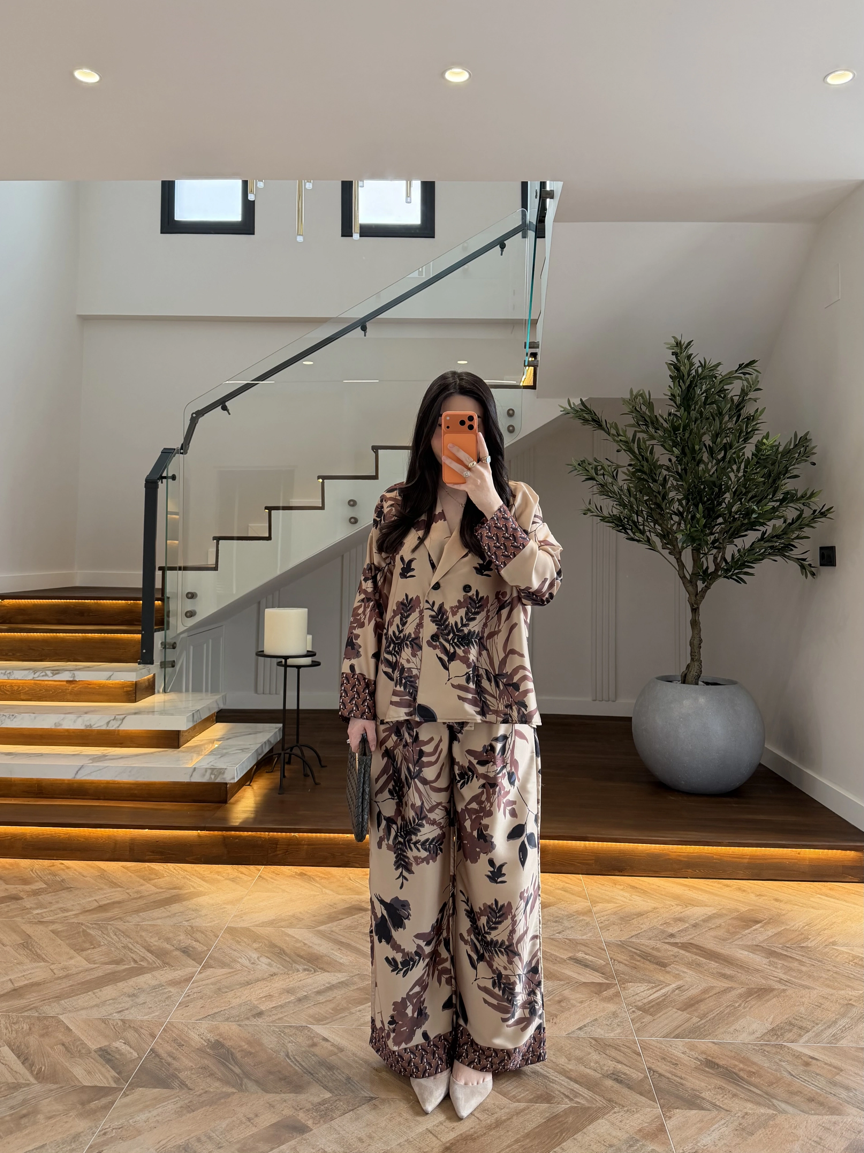 YAPRAK DESENLİ TAKIM-51476