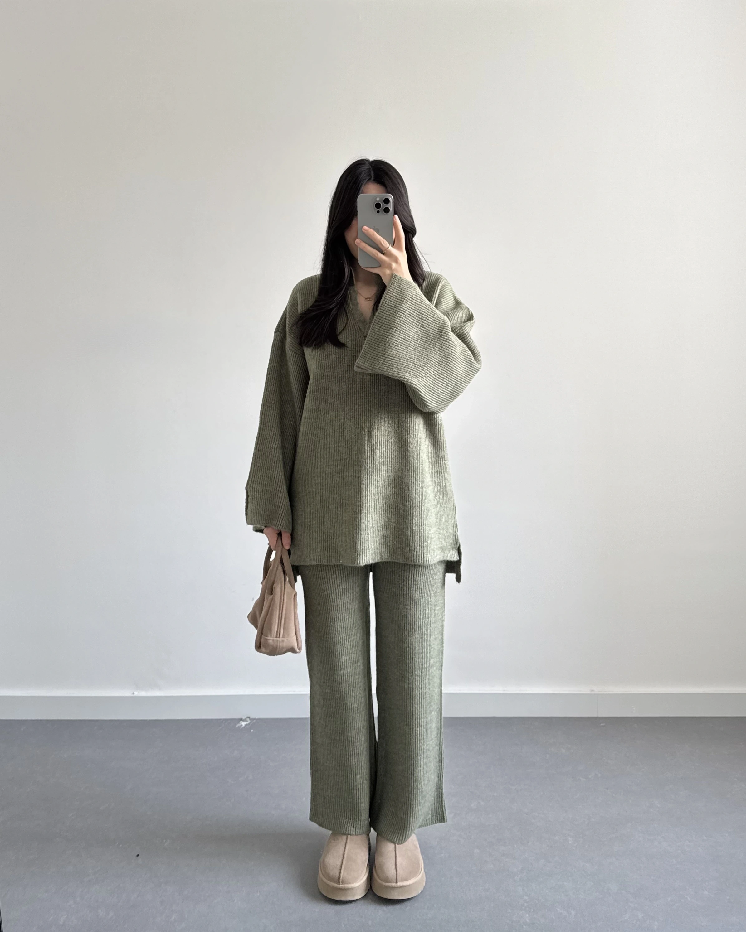 YEŞİL POLO YAKA TRİKO TAKIM