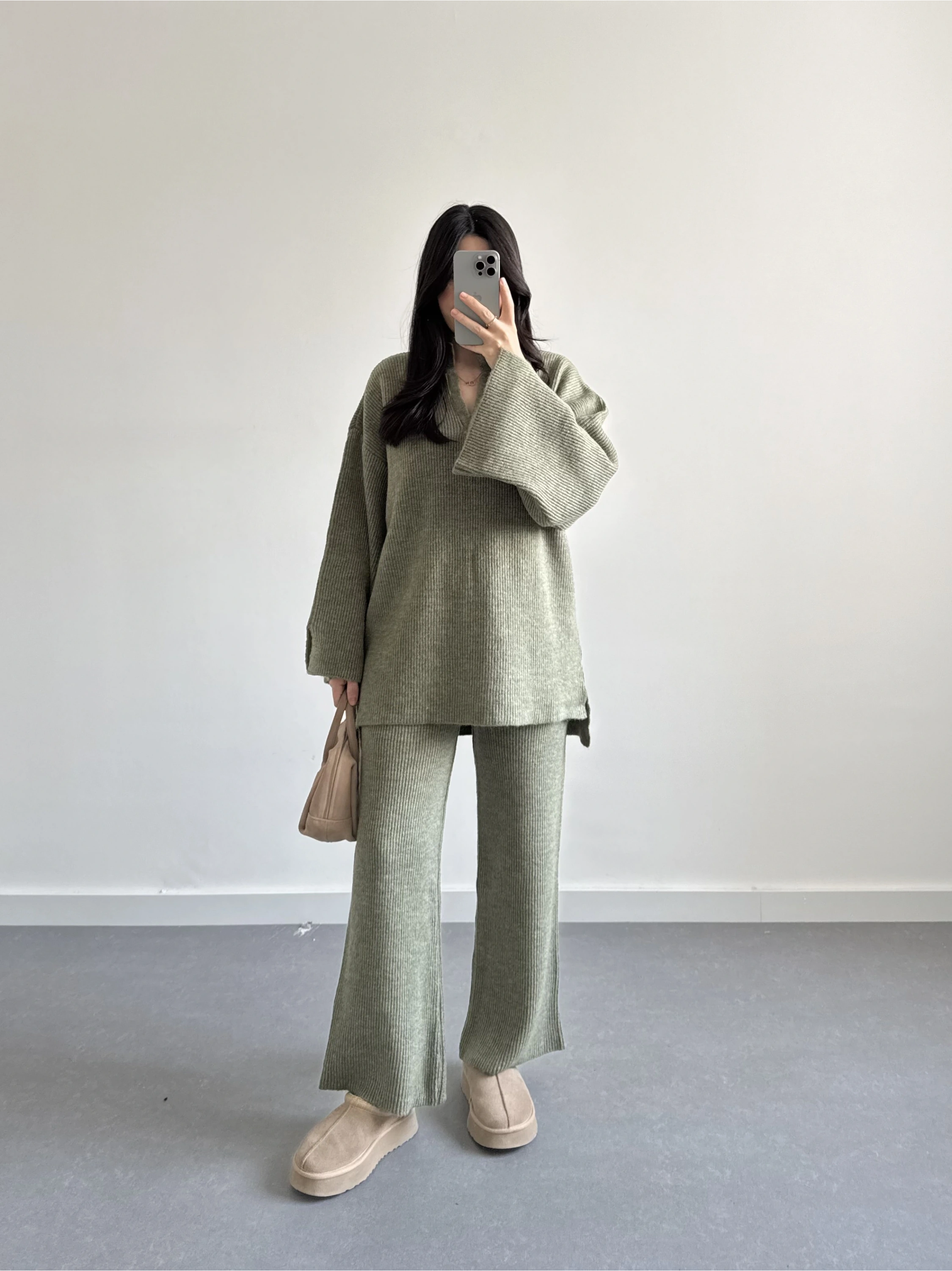 YEŞİL POLO YAKA TRİKO TAKIM