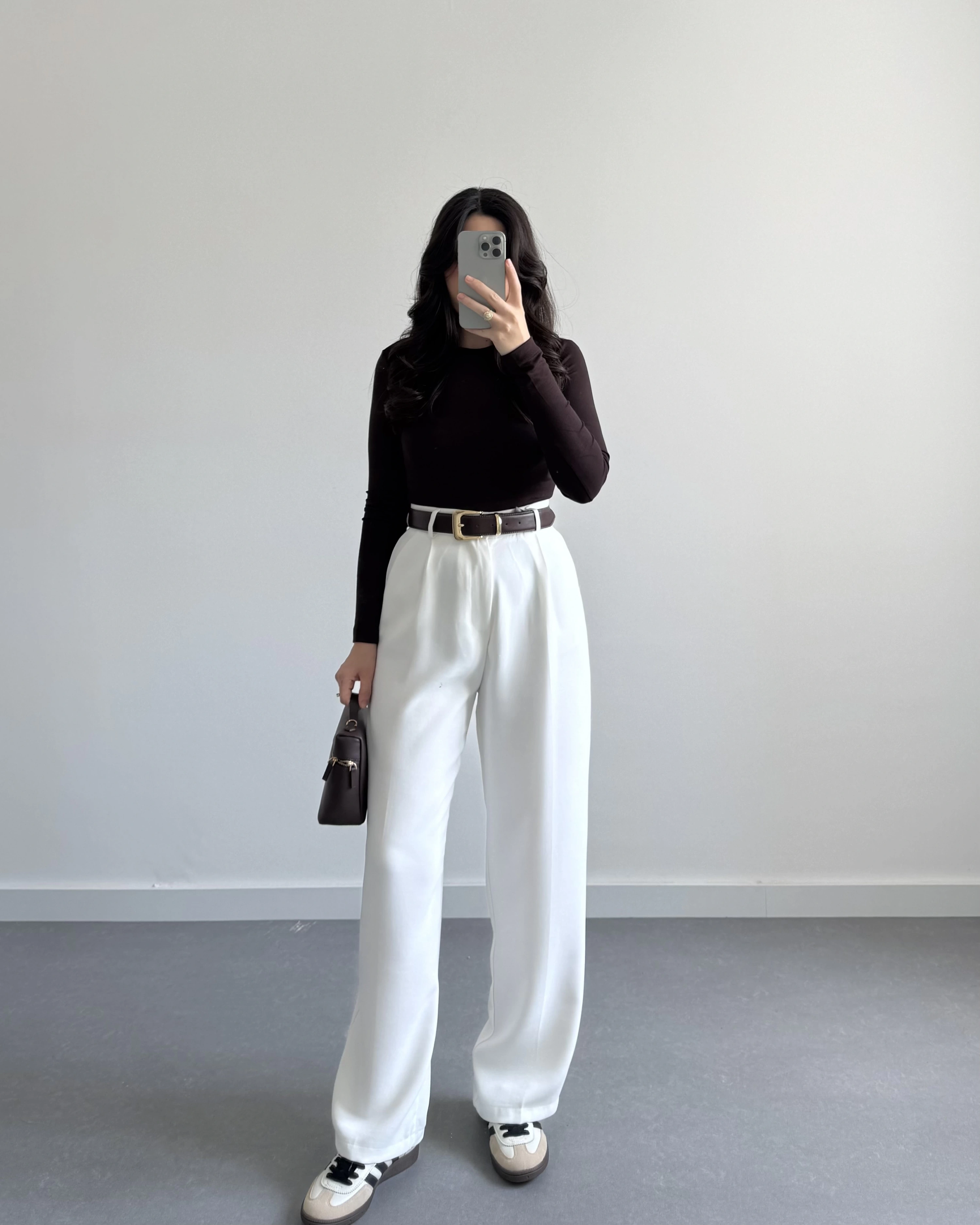 ZR MODEL BEYAZ KUMAŞ PANTOLON