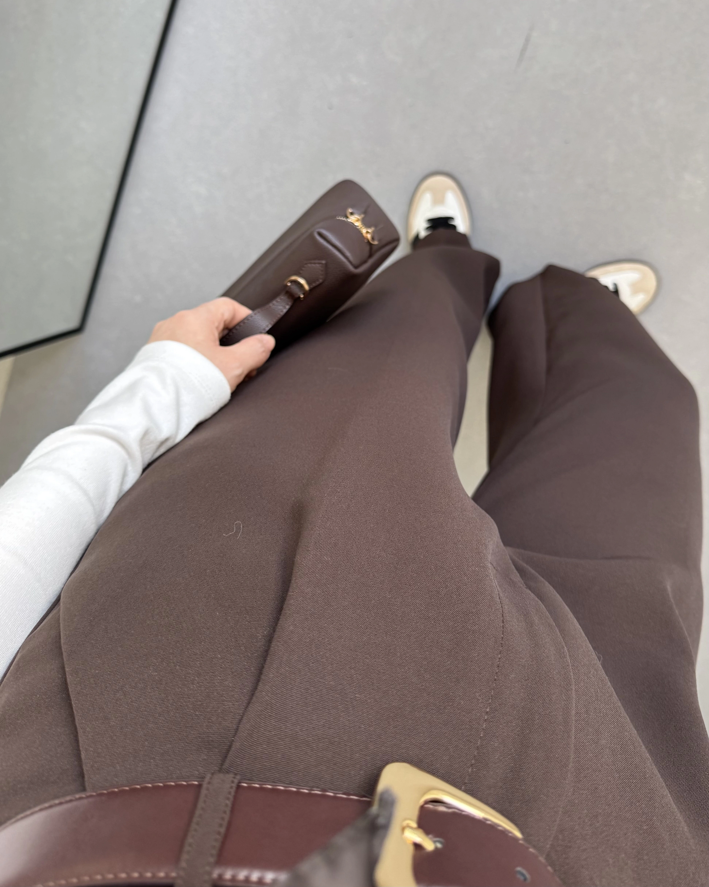 ZR MODEL KAHVE KUMAŞ PANTOLON