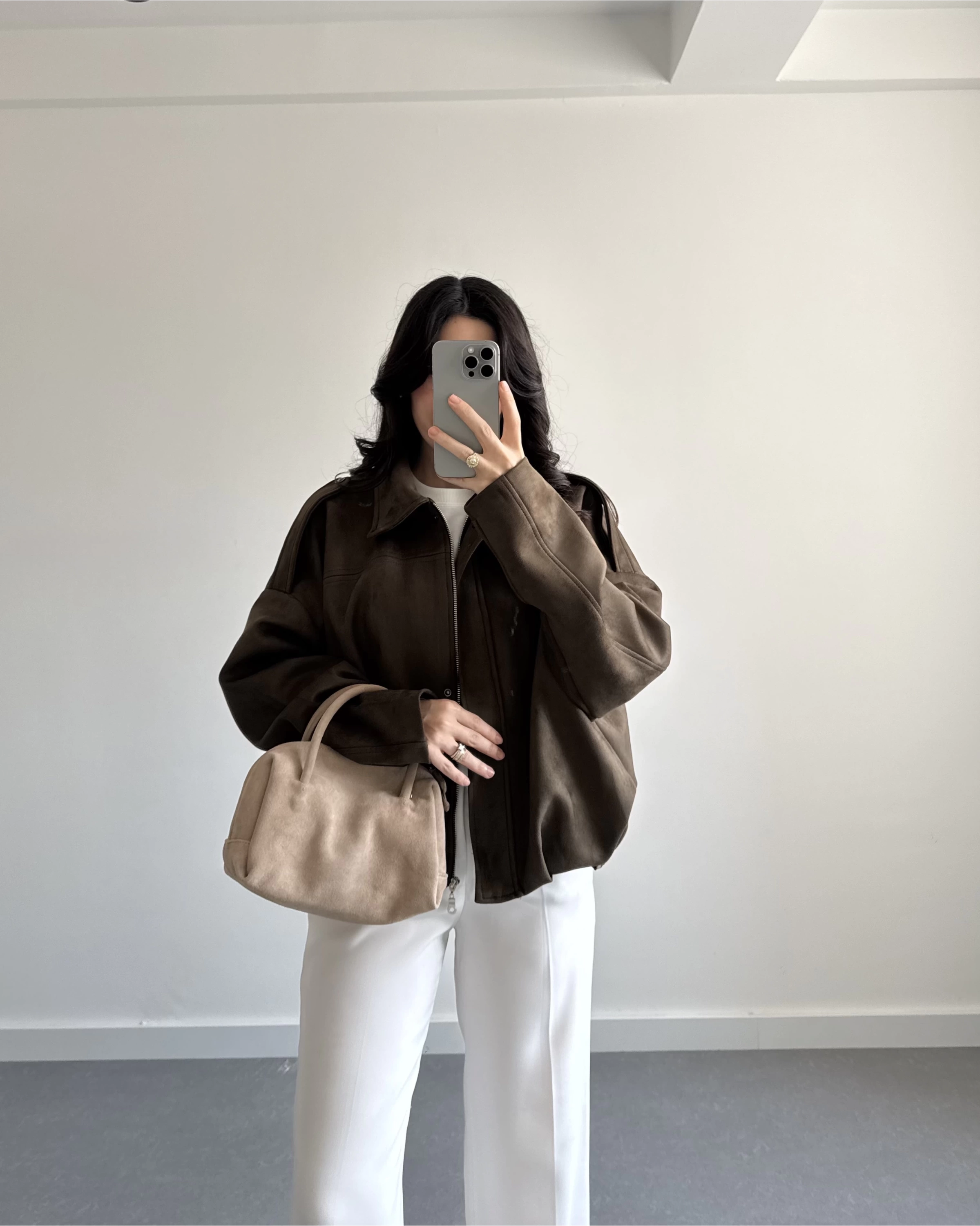 ZR MODEL SÜET BOMBER CEKET HAKİ