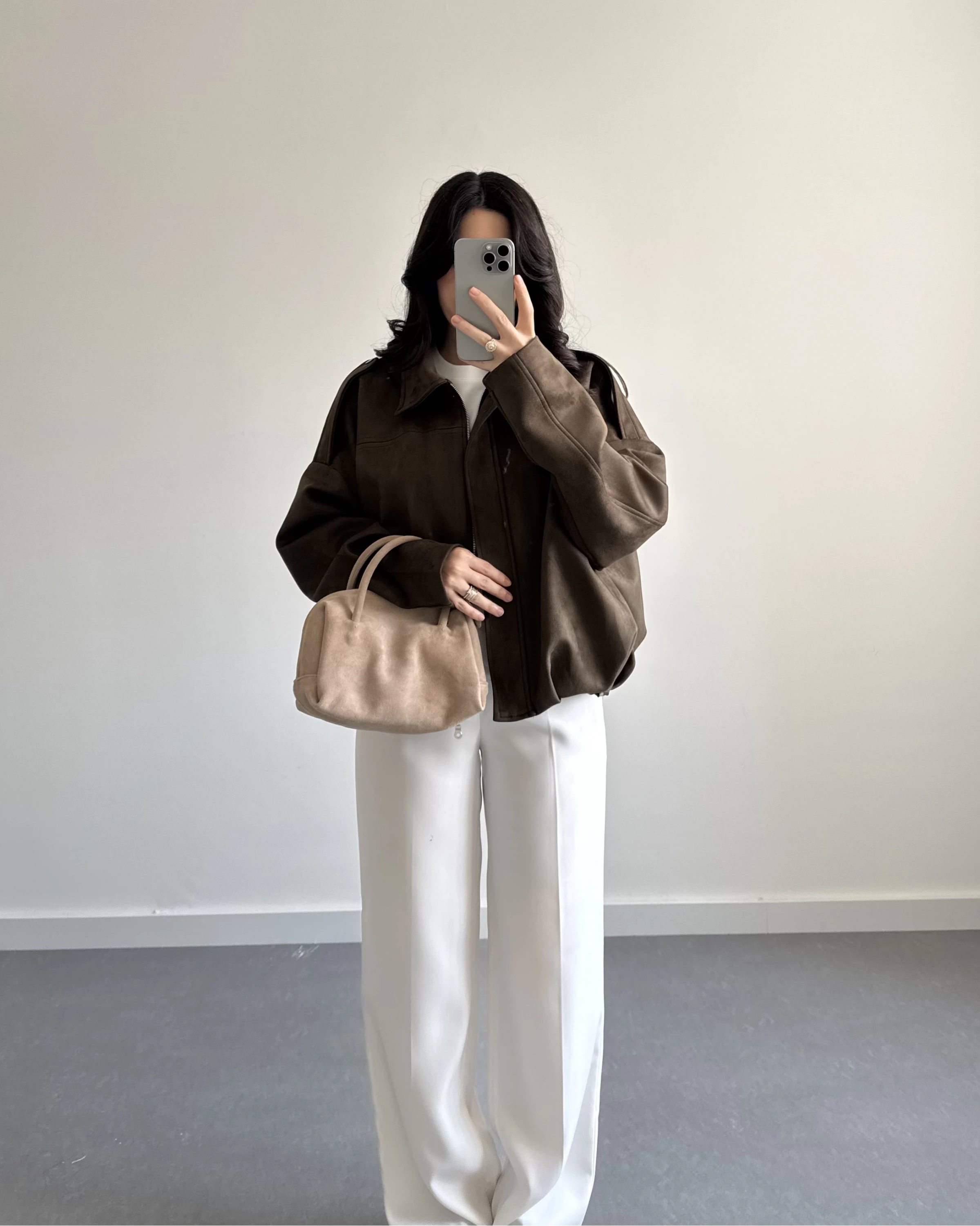 ZR MODEL SÜET BOMBER CEKET HAKİ
