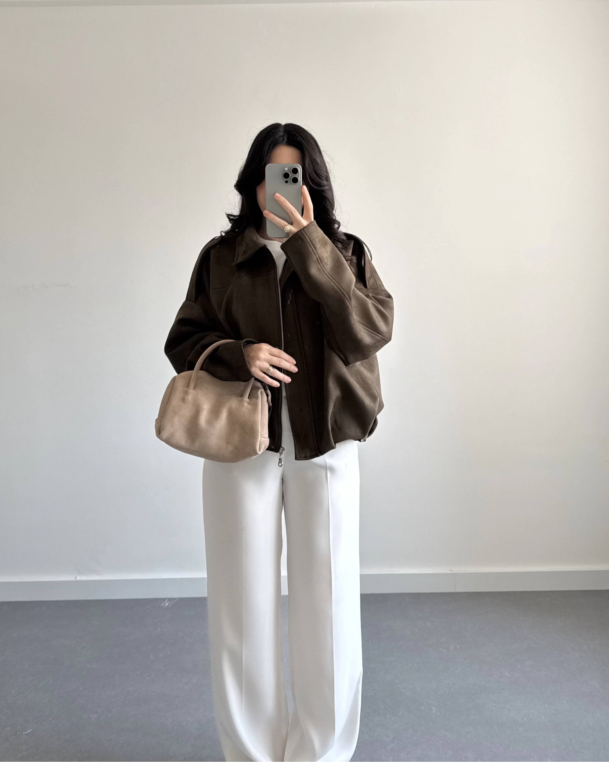 ZR MODEL SÜET BOMBER CEKET HAKİ