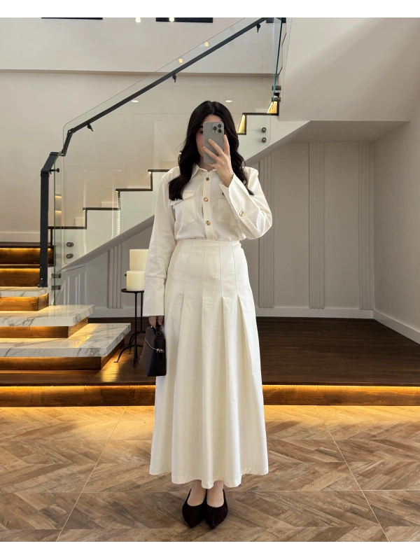 GOLD DÜĞMELİ ETEK TAKIM -266004