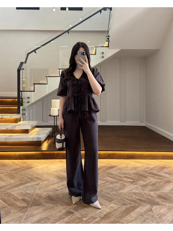 KAHVE ÖNÜ BAĞLAMALI BALON KOL TAKIM-267328