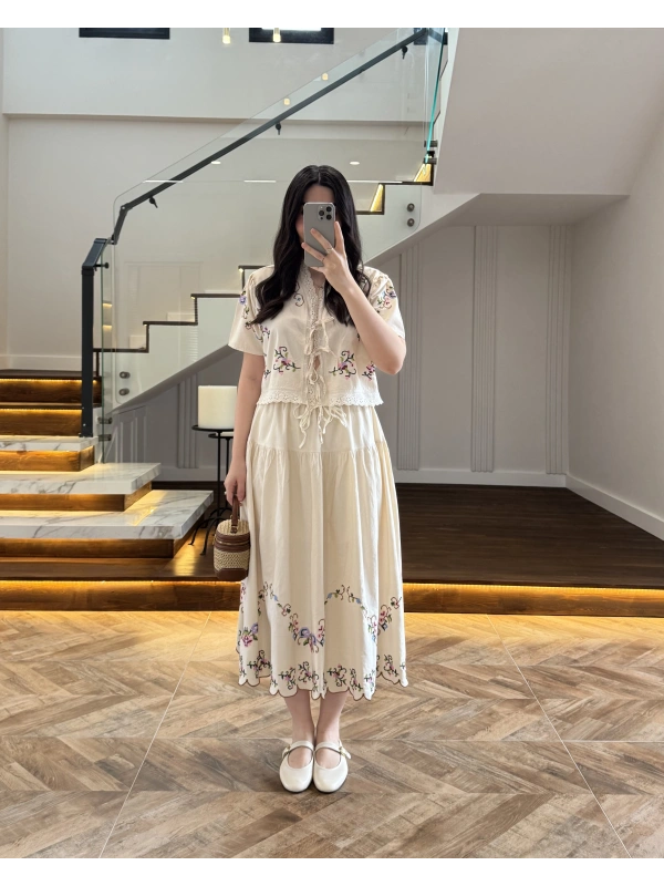 NAKIŞ DETAYLI ETEK TAKIM -3031