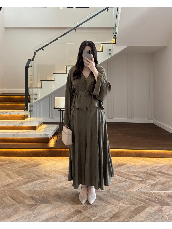 HAKİ İTHAL KUMAŞ ETEK TAKIM-9061