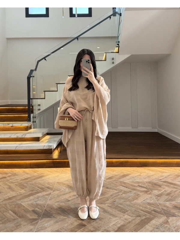 TAŞ PANÇOLU ŞALVAR TAKIM -51344