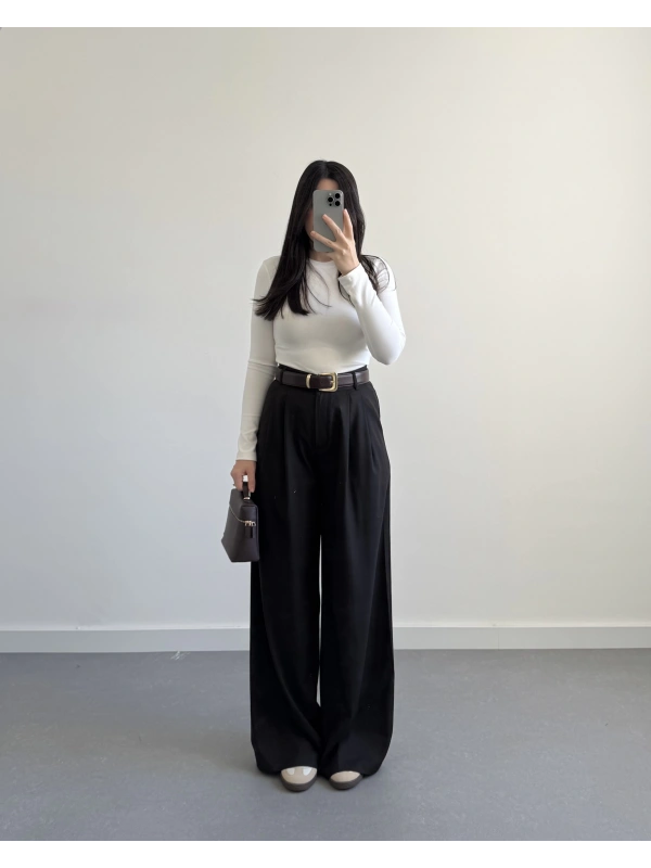 ACI KAHVE PALAZZO PANTOLON