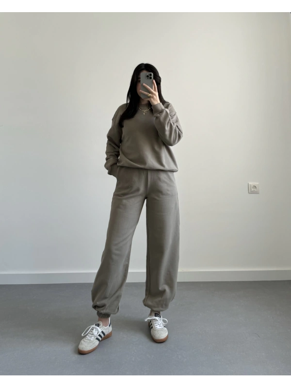 AÇIK HAKİ MEVSİMLİK EŞOFMAN TAKIMI