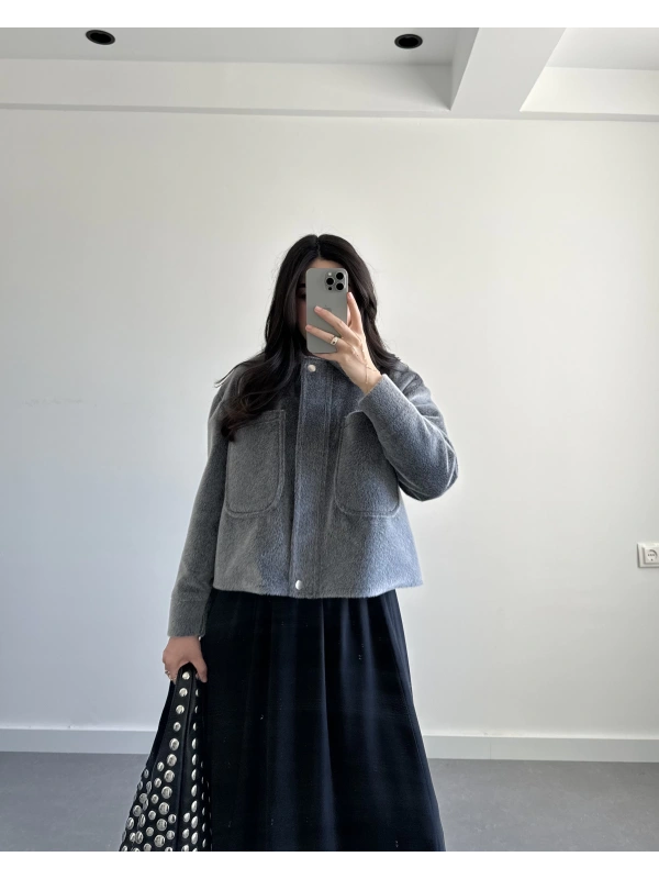 AHL PREMİUM GRİ KAŞE CEKET