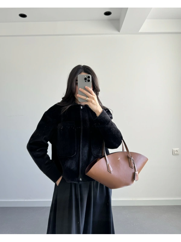 AHL PREMİUM SİYAH KAŞE CEKET