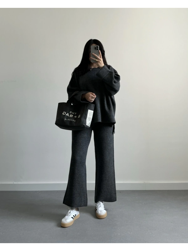 ANTRASİT PREMİUM SIK DOKUMA TRİKO TAKIM