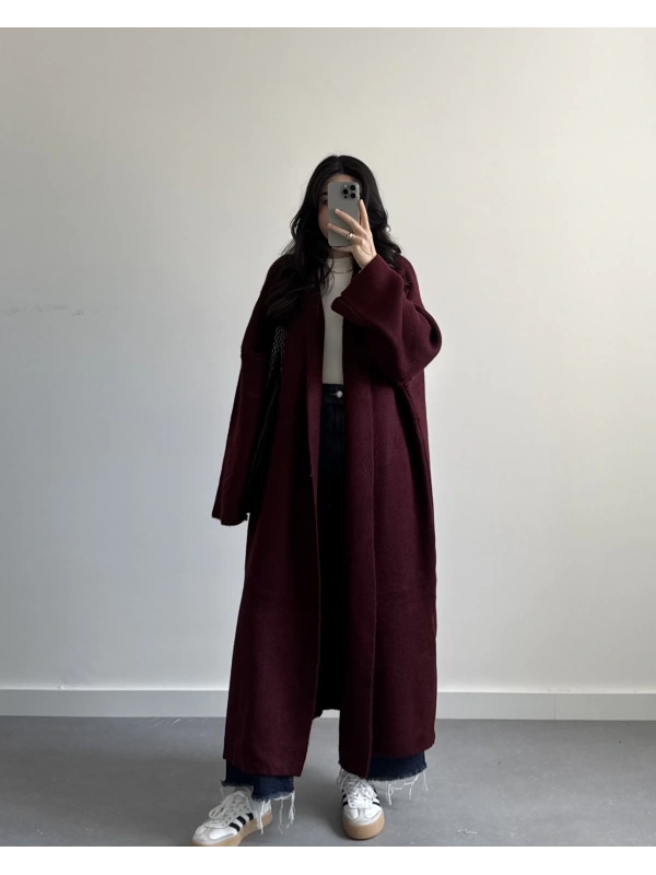 ARVİL BORDO PREMİUM HIRKA