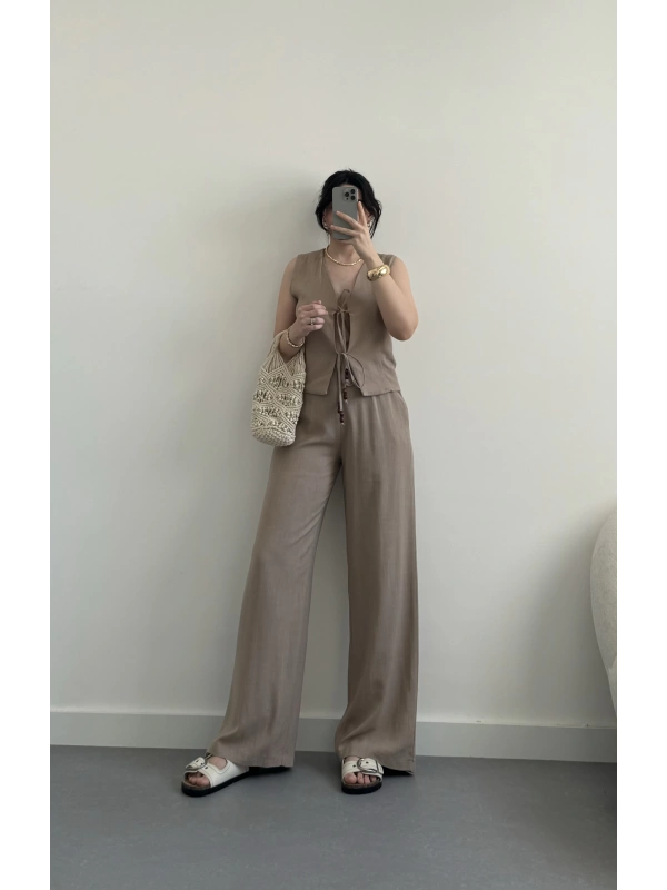 Aven vizon keten yelek takım