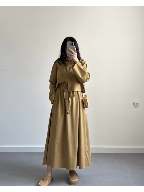 BARLE HARDAL KETEN ETEK GÖMLEK TAKIM