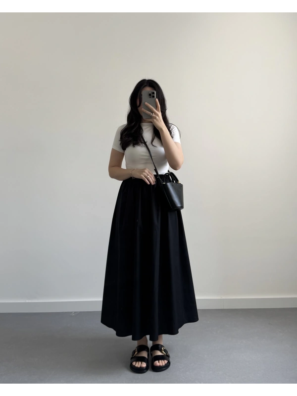 BASİC SİYAH ELBİSE