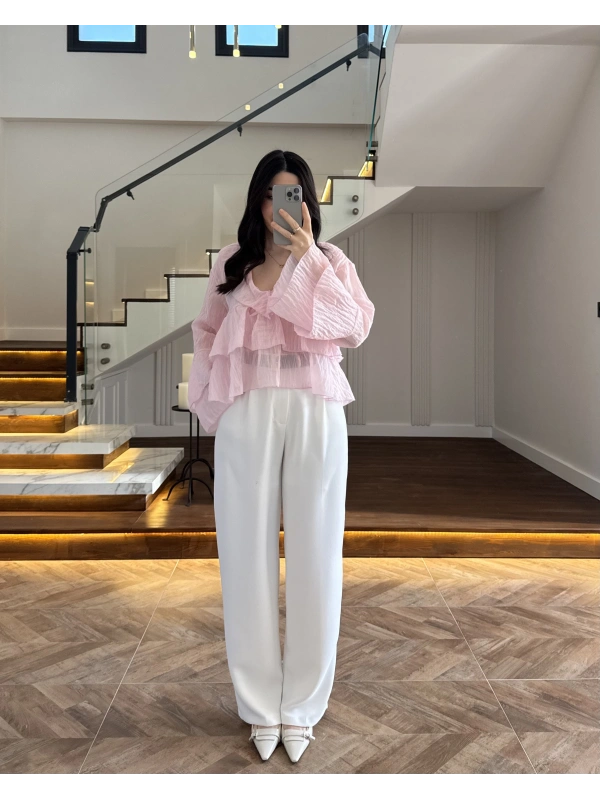 BEYAZ ZR MODEL PANTOLON-51024