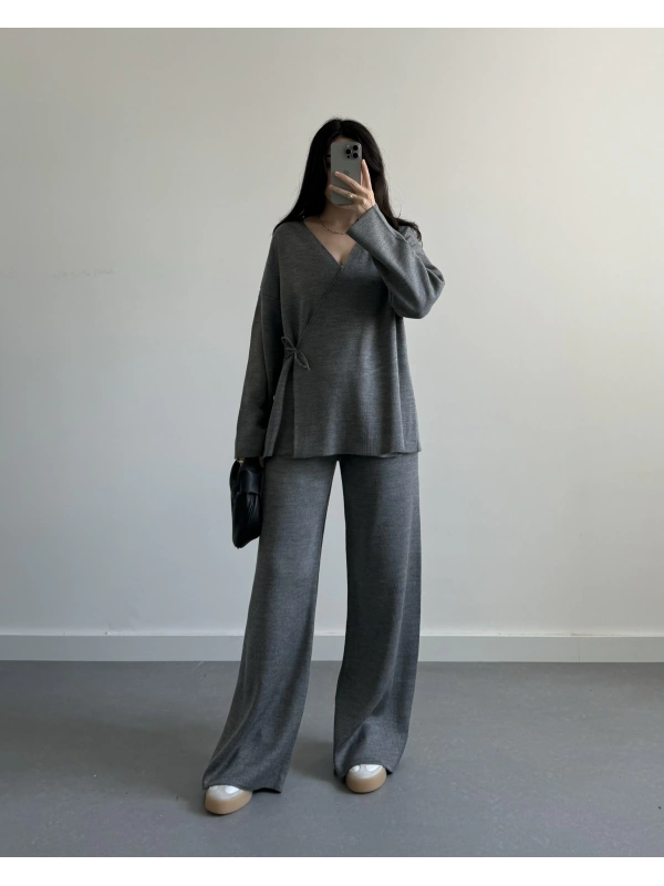 BOOP GRİ KİMONO TRİKO TAKIM