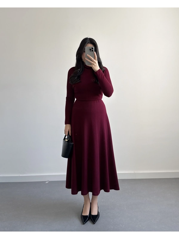 BORDO BASİC TRİKO ELBİSE