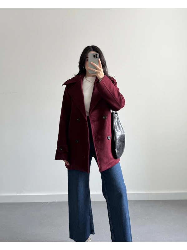 BORDO MİDİ BOY KAŞE KABAN