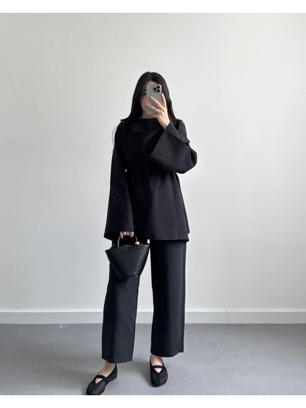 CUPRA KUMAŞ İKİLİ TAKIM SİYAH