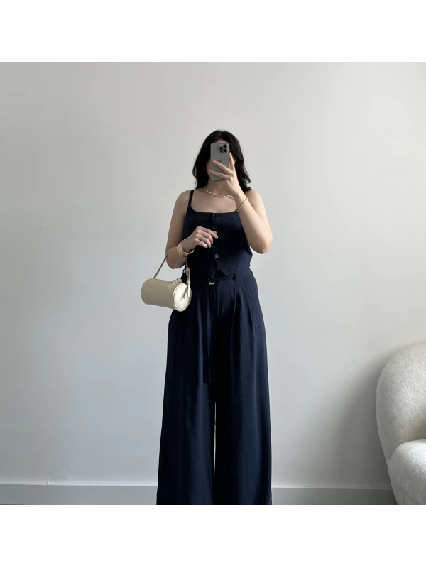 Davis lacivert tensel maskülen takım