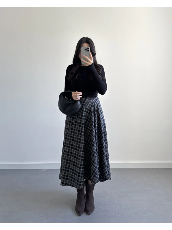 EKOSE ASİMETRİK ETEK