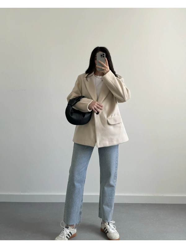 EKRU KAŞE BLAZER