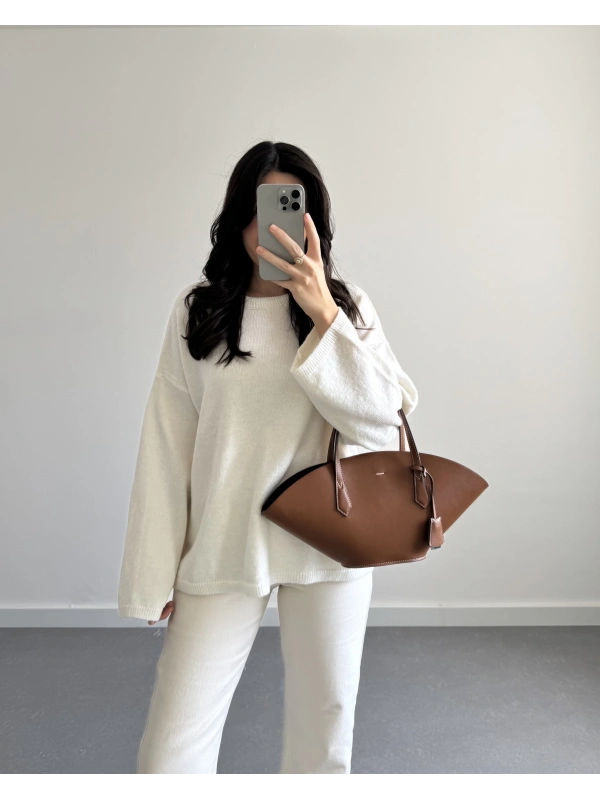 EKRU PİNTEREST KAZAK