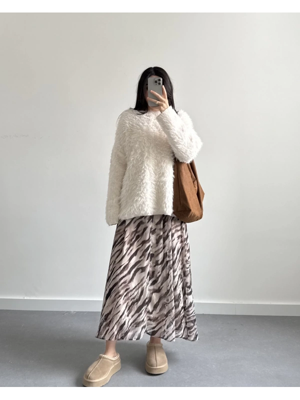 EMPİRME ŞİFON ETEK