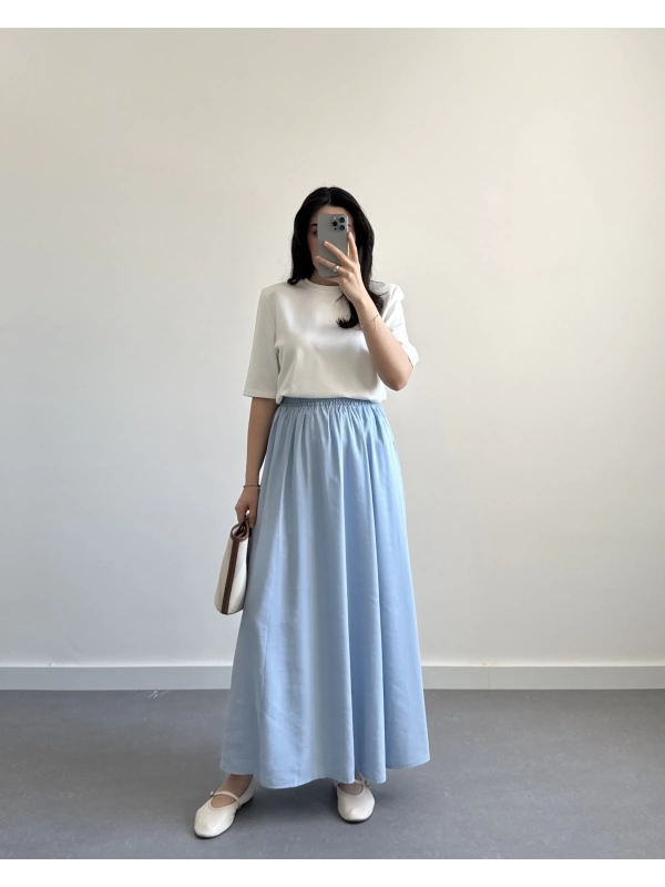 FAYLİN BEBE MAVİ TENSEL ETEK