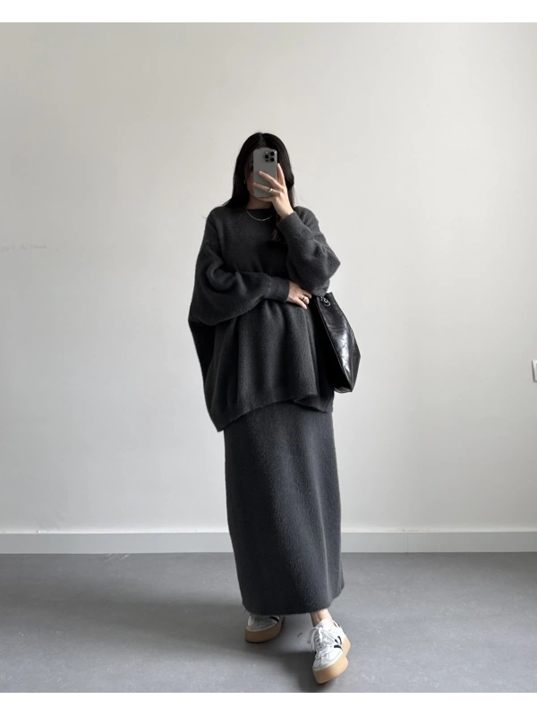 FÜME TÜY DOKULU ETEK TAKIM