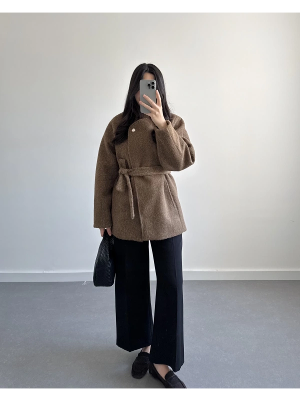 GOLD DÜĞMELİ KEÇE KABAN HAKİ