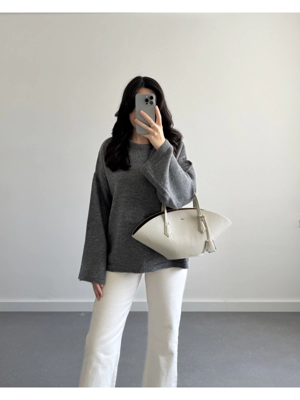 GRİ PİNTEREST KAZAK