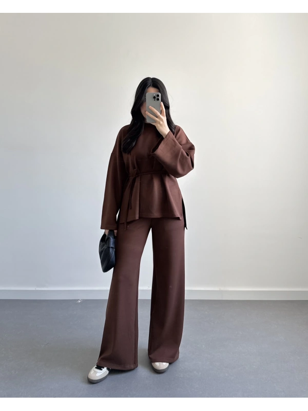 KAHVE BASİC MODAL TAKIM