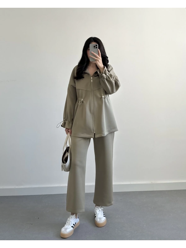 HAKİ SCUBA KUMAŞ TASARIM TAKIM