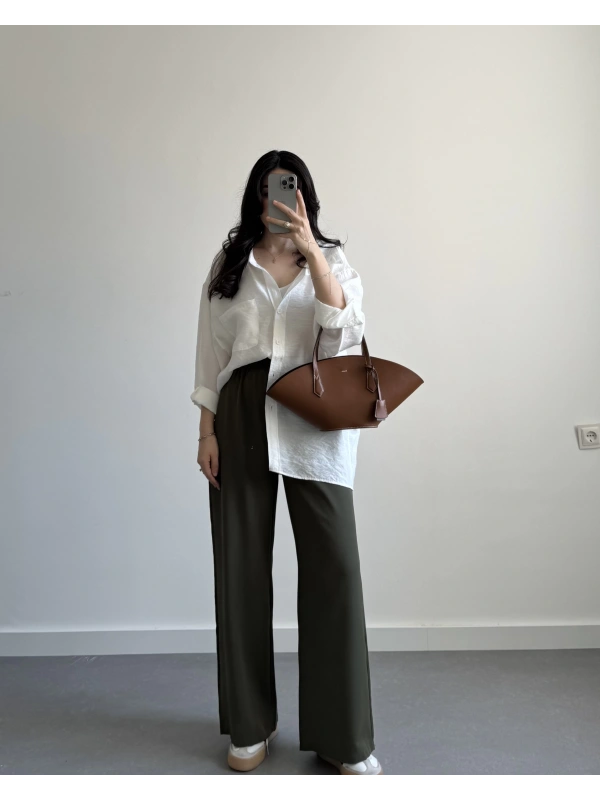 HAKİ TENSEL PANTOLON