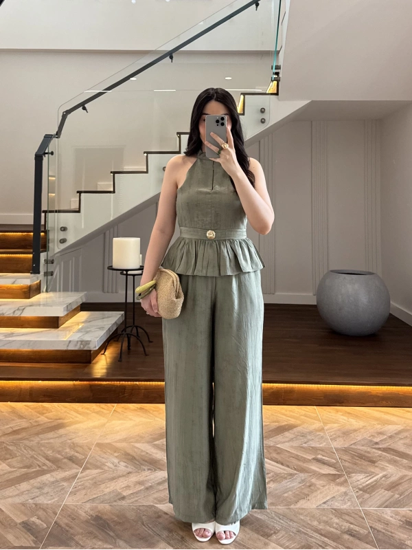 HAKİ YELEK PANTOLON TAKIM-581168