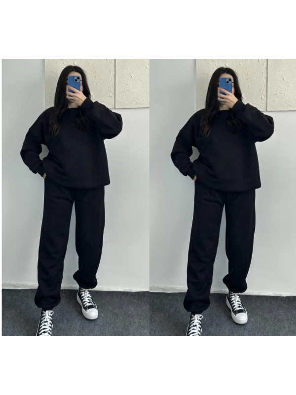 HOPE siyah oversize eşofman takımı