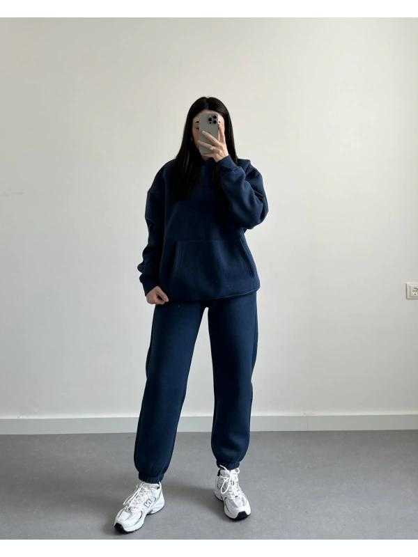 İNDİGO OVERSİZE EŞOFMAN TAKIMI