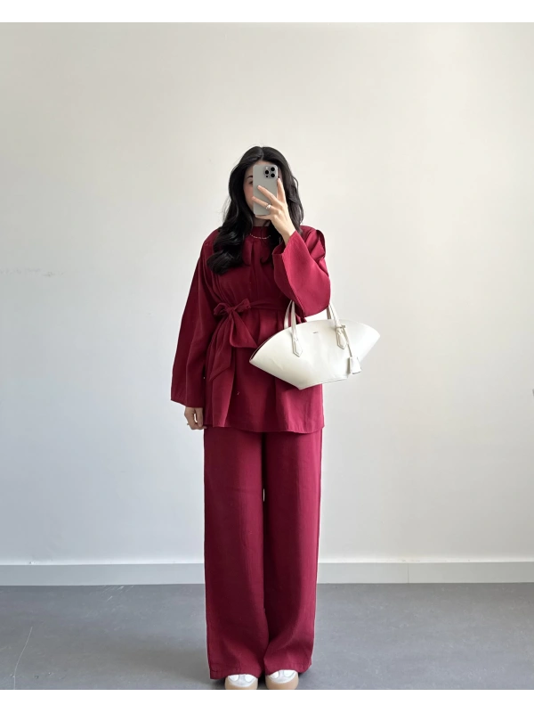 JESSE NAR ÇİÇEĞİ KUŞAKLI İKİLİ TAKIM