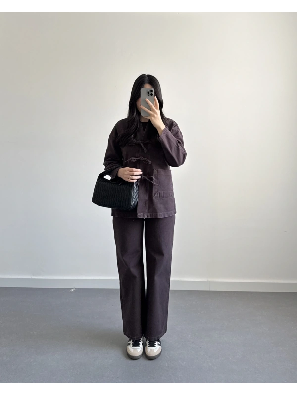 KAHVE ÖNÜ BAĞLAMALI KOT TAKIM