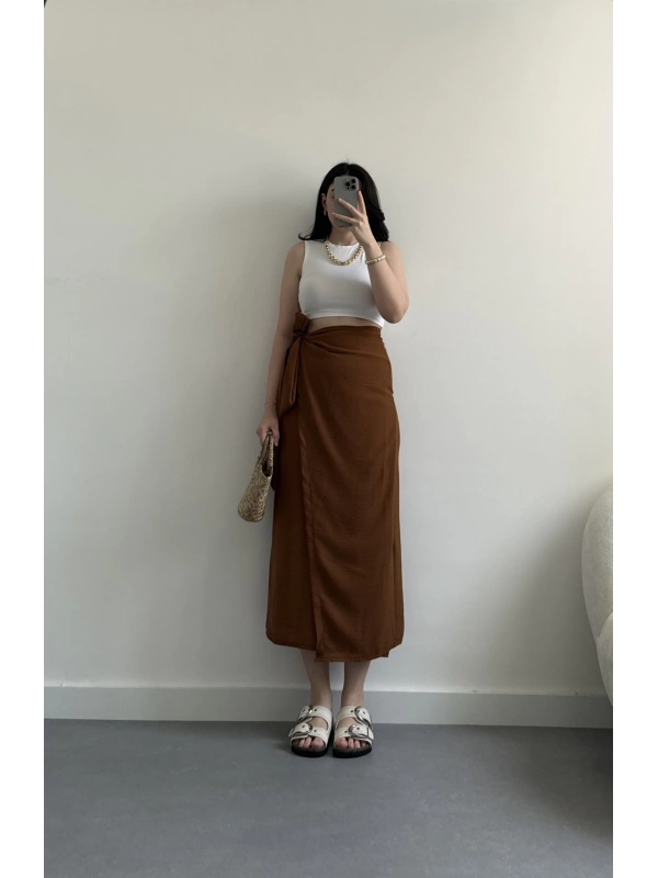 Kiremit keten bağlamalı etek