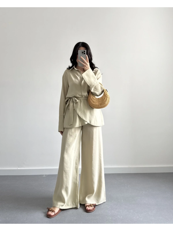 KÜF YEŞİL PREMİUM GÖMLEK TAKIM